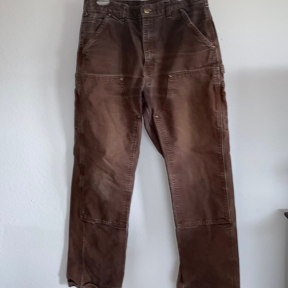 Carhartt brown work pants